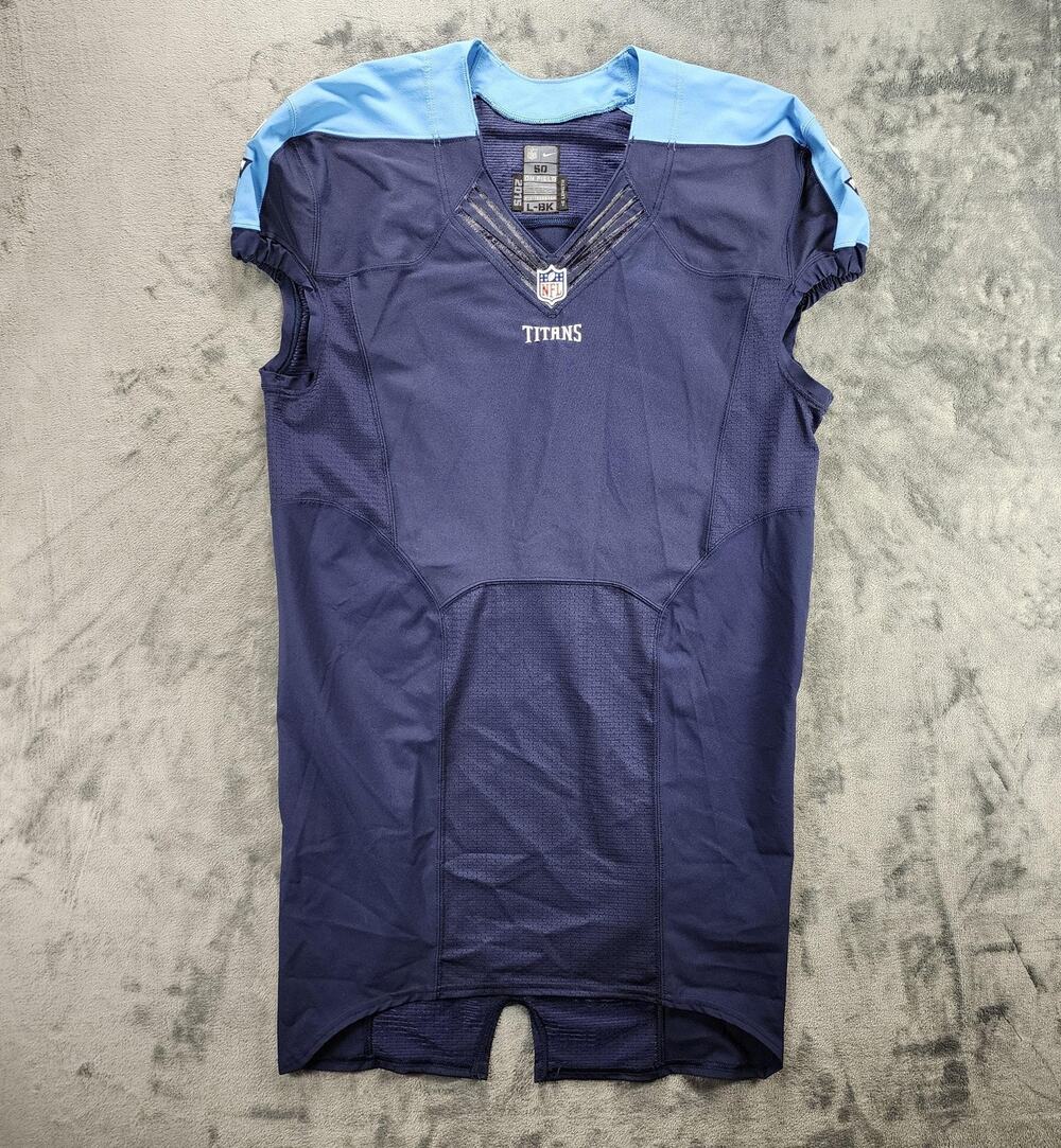 Tennessee Titans Jersey Mens Large NFL Football Nike On Field 2015 Game Shirt